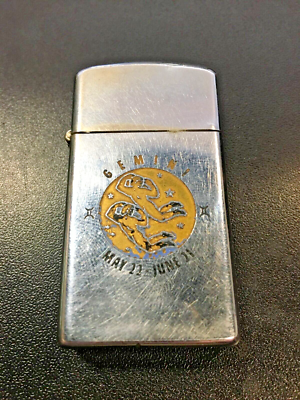 Vintage 1974 Gemini Zodiac Sign Slim Zippo Lighter | eBay