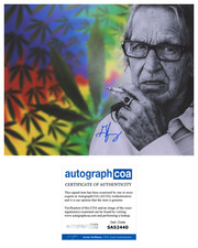 George Jung Signed Autograph 8x10 Photo Blow Movie Escobar Smuggler ACOA COA