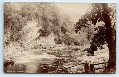 POSTKARTE BURNSALL LOUP-SCAR ECHTFOTO GRIMSHAWES SERIE UNOsTED 