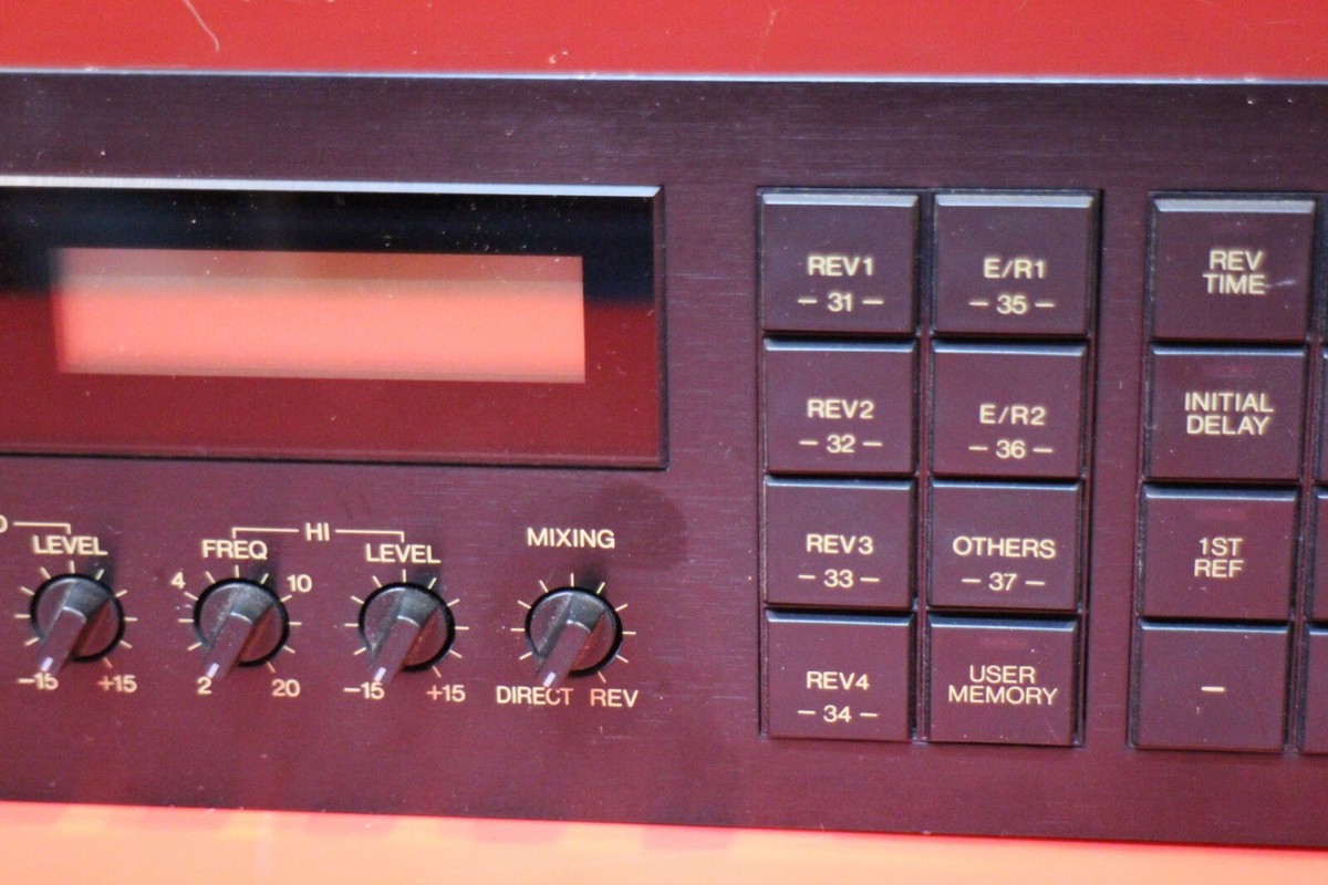 Vintage YAMAHA REV 7 Digital Reverb Reverbrator from Japan U1595