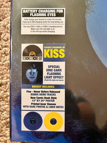 Eric Carr - Unfinished Business Deluxe Edition Box RSD Exclusive Colored Vinyl - Picture 3 of 3