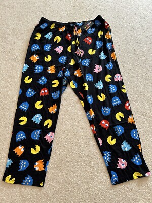 2XL Big PAC Man Pajama Pants NWT Unisex 