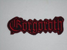 GORGOROTH BLACK METAL IRON ON EMBROIDERED PATCH