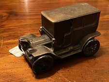 VINTAGE BANTHRICO INC. COPPER OR BRONZE METAL 1908 CADILLAC ADVERTISING BANK