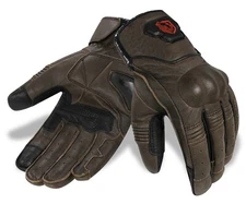 Riparo Leather Motorcycle Gloves Touchscreen Riding with Knuckle Protection