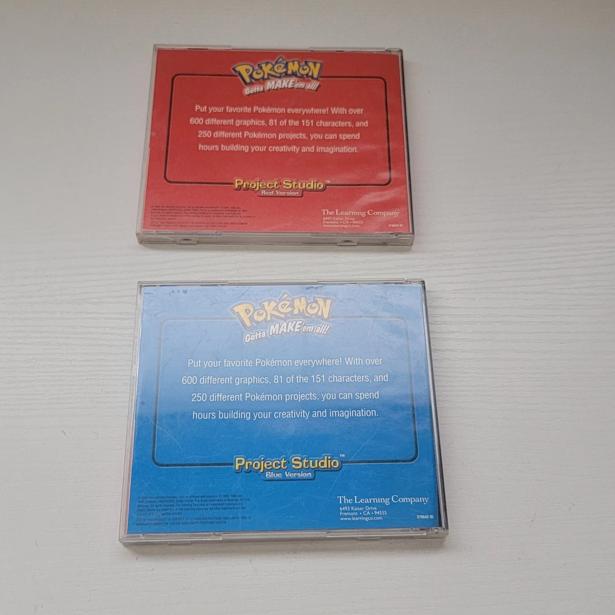 Pokemon Project Studio: Red Version : The Learning Company : Free