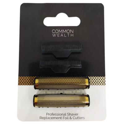 Common Wealth Professional Barber Shaver Replacement Gold Foil & Inner Cutters