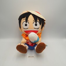 MD1206 Luffy One Piece Banpresto 2005 Plush 10" Summer Stuffed Toy Doll Japan