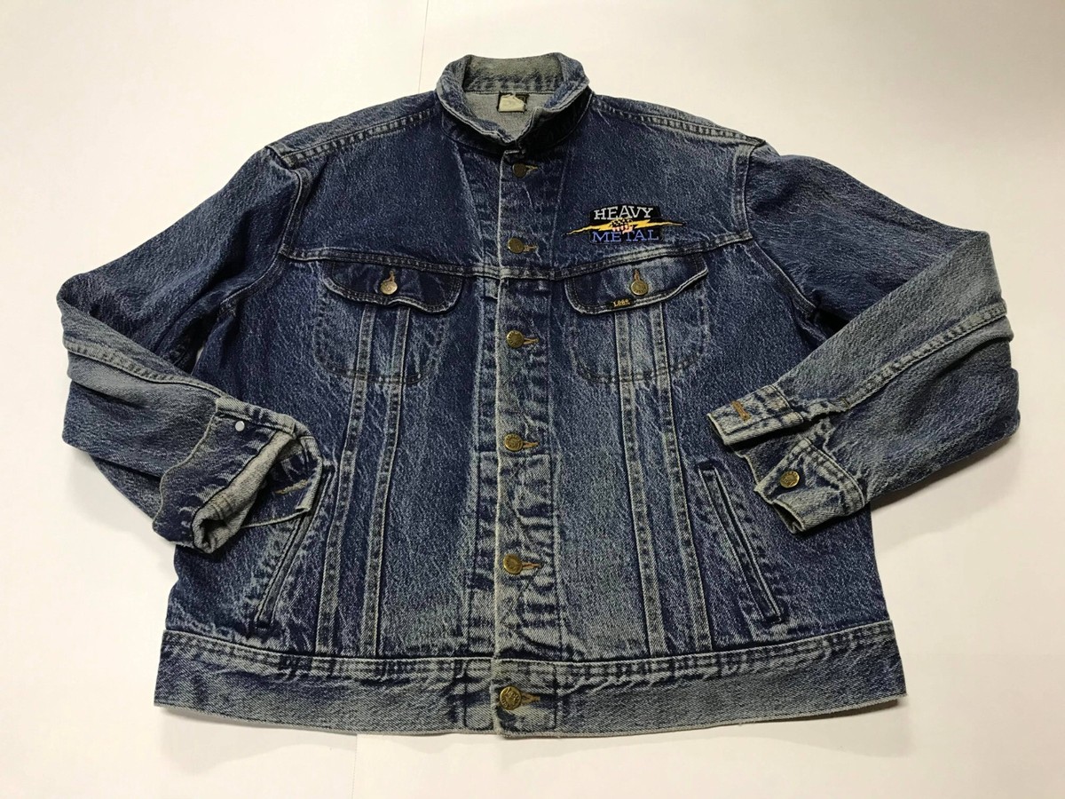 Vintage 80s Lee Men's Large USA Made Distressed Denim Vintage 80s Lee Men's Large USA Made Distressed Denim