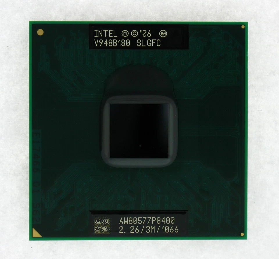 New SLGFC Intel Core 2 Duo P8400 2.26 GHz Dual-Core Laptop Processor CPU