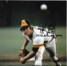 RANDY JONES SAN DIEGO PADRES 1976 NATIONAL LEAGUE CY YOUNG  RARE SIGNED PHOTO