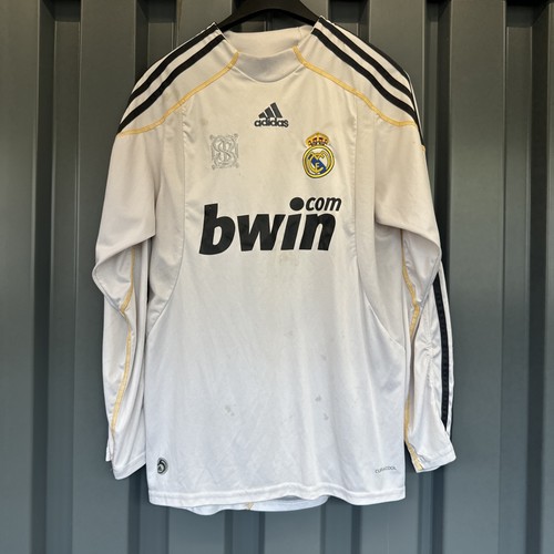 Cristiano Ronaldo #7 Real Madrid 2014/2015 Long Sleeve White Jersey Size L