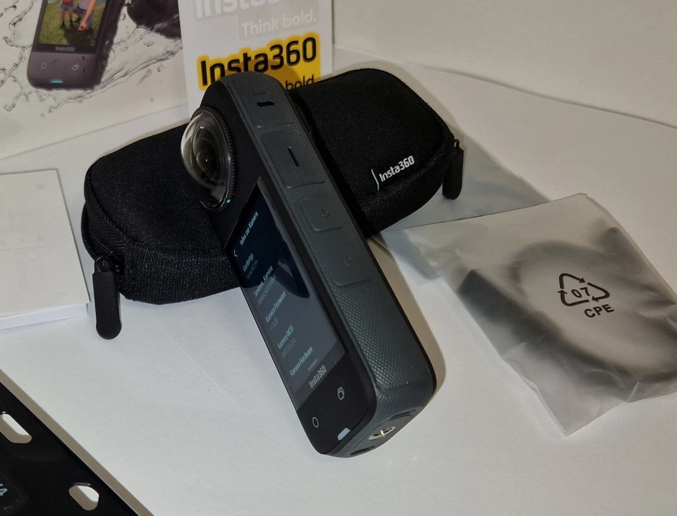 INSTA360 X4 8k 360° Actioncam wasserdicht OVP - Bild 3 von 4