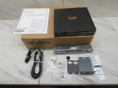 Open Box HP Aruba 2530-8 PoE+ Internal PS 8 Port Fast Ethernet Switch JL070A