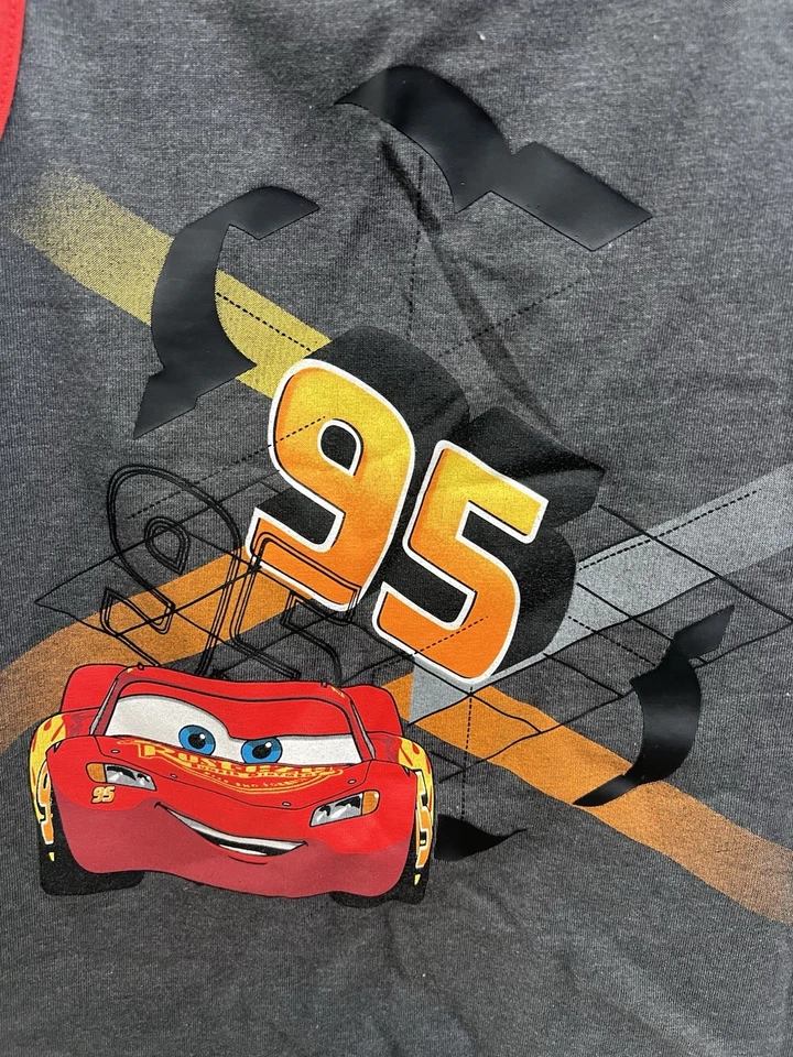 Disney Pixar Coches Lightning McQueen Niños Tanque Grande Foto 4 de 4