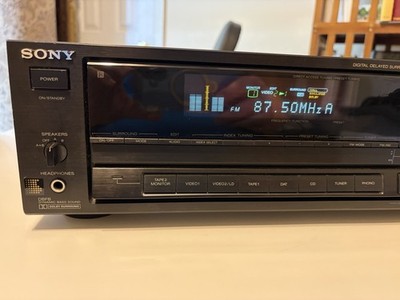Sony STR-AV720 Stereo Receiver Dolby Surround AM/FM Tuner 120W Black Phono