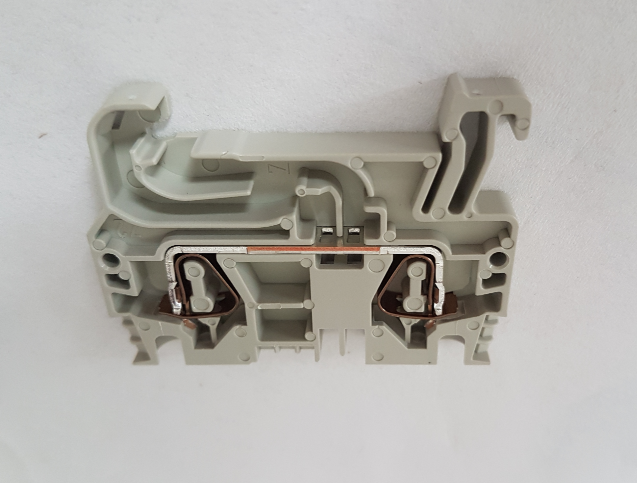 100 x Wieland 56.704.0055.0 WKFN Series Feed Through Terminal Block Grey