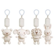 Natural Cotton Infant Soothing Toy Car Hanging Wind Chime For Newborns Crib
