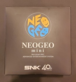 SNK NEO GEO Mini Japanese Version Arcade Game - 40 Games Included - NEW/UNOPENED