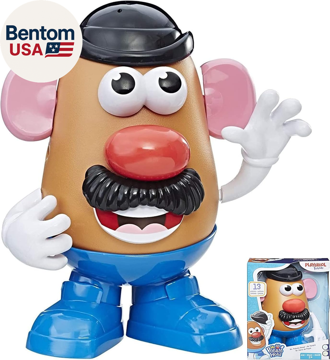 Mr Potato Head Toy for Kids Age 2+, 13 Piece Set with Accessories