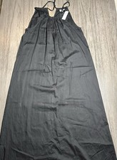 Gap Linen Blend Black Dress Women’s Size Small  New