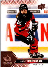 2022 UD Team Canada Women Jaime Bourbonnais Rose Gold #55