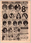 1974 WIGS BY VALMOR HAIR STYLES Vintage 8"X11" Magazine Ad 1970's M755