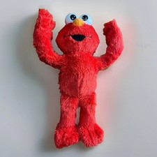 2013 Sesame Street Peek-A-Boo Tickle Me Elmo Interactive Plush Toy Red 12" WORKS