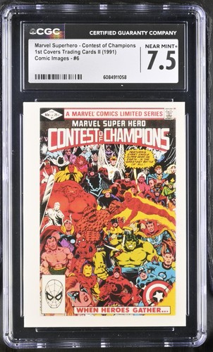 1991 Contest of Champions 1st Covers Marvel Comics Presents Card #6 CGC 7.5