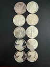 1oz Silver Rounds .999 silver Lot of 10