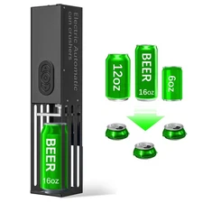 Electric Can Crusher, Wall Mounted,Aluminum Can Crusher for Recycling 8oz&12o...