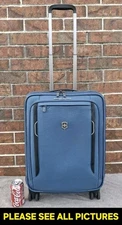 VICTORINOX WERK'S 6.0  SOFTSIDE GLOBAL SPINNER CARRY ON EXPANDABLE  LUGGAGE