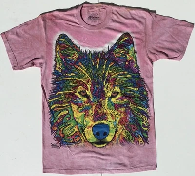 Camiseta The Mountain Coral Tie Dye The Wolf Dean Russo Hombres M NUEVA NOS 2013 - Imagen 1 de 4