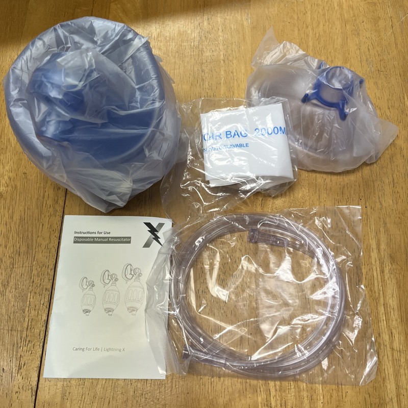 Lightning X Disposable Manual Resuscitator