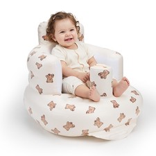 Inflatable Baby Seat for 3 Months  Up, Infant Floor Chair for Sitting Up wit...
