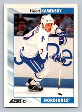 #360 1992-93 Score  Valeri Kamensky Quebec Nordiques