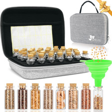   40 Slots  Seed Storage Organizer, Sturdy Seed Organizer Storage Box with Dual Z