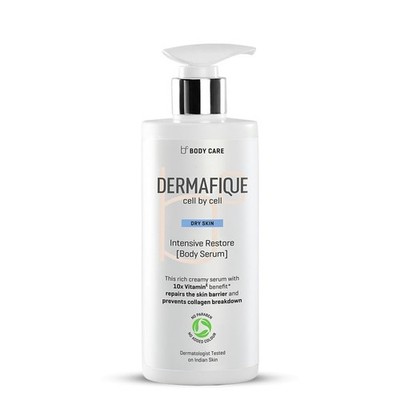 Dermafique Intensive Restore Body Lotion Serum with 10X Vitamin E benefit 300ml,