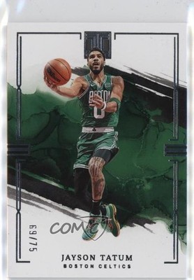 2022-23 Panini Impeccable Silver 69/75 Jayson Tatum #80 hs9