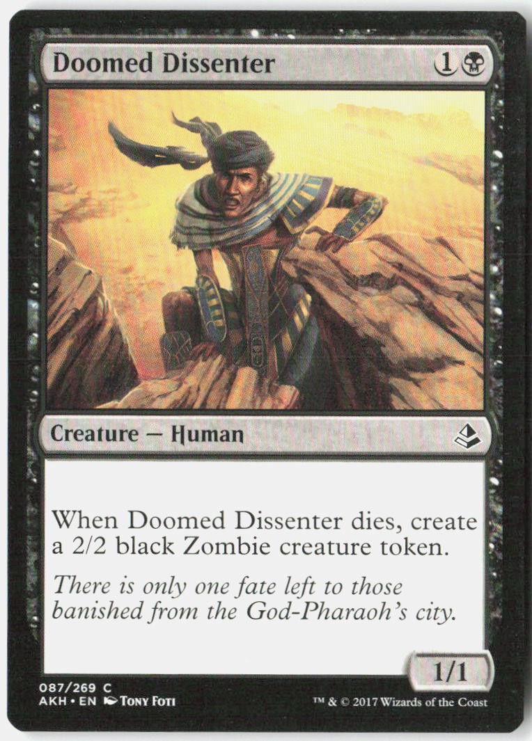 Magic Doomed Dissenter Amonkhet [AKH - 87] NM Common