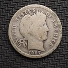 1907 *O* BARBER SILVER DIME * * - FREE SHIPPING! - C3373