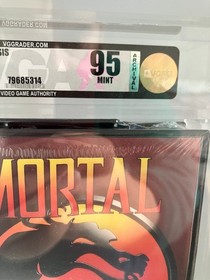 Mortal Kombat Sega Genesis - factory sealed - VGA 95 MINT GOLD - TOP POP