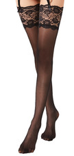 5 Pack Thigh High Stockings for Women Sexy Lace Stay Up Thigh High Stockings