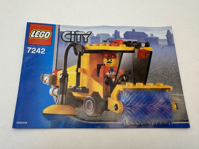 LEGO  Bauanleitung City Town 7242 Street Sweeper Instruction ungelocht 299