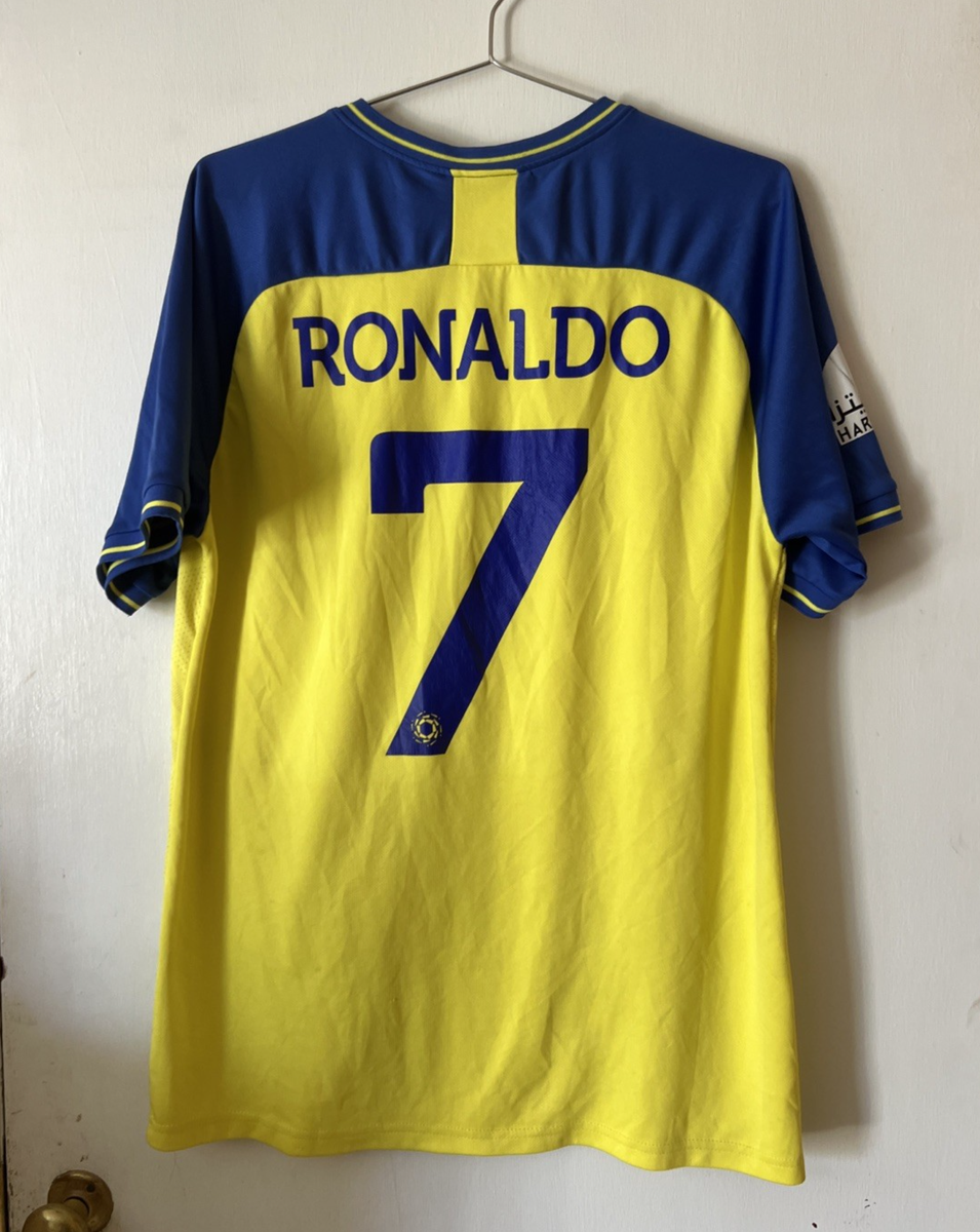 Al Nassr Shurfah Christian Ronaldo 7 Replica Jersey | Mens XL | eBay