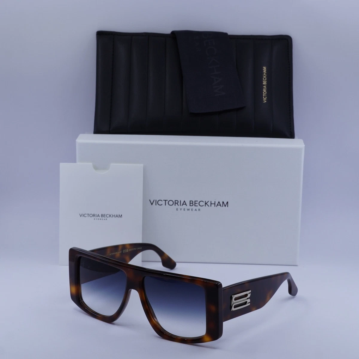 Victoria Beckham VB678S 215 Square Sunglasses – Havana/Blue Gradient Victoria Beckham New, Victoria Beckham Sunglasses VB678S 605  main image 3