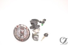 03-04 Suzuki Gsxr1000 Gsxr 1000 Ignition Lock Gas Cap Seat Set With Key