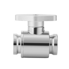 ­G1/4 Internal Thread Silver Water Ball Valve For Computer Water Cooling System