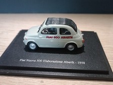 Modellino  auto "Fiat Nuova 500 Elaborazione Abarth 1958" 1:43 da collezione