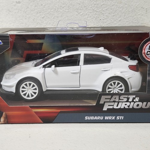 Jada Fast & Furious Subaru WRX STI White Car 1/32 Kids Toy Vehicle NEW - Picture 2 of 7